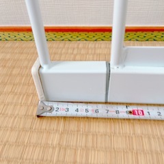 拡張フレーム付き　ベビーゲート　ホワイト　の画像