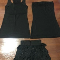 レディース服　ブラックの画像