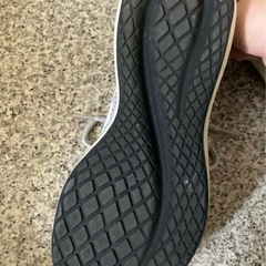 adidas スニーカー フルイドフロー オレンジグレーの画像
