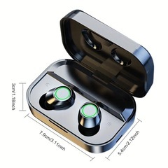 ワイヤレスイヤホン 9Dサウンド LEDディスプレイ付きの画像