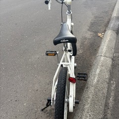 子供16インチ自転車あさひ自転車クリーム　の画像