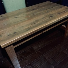 【オーダー価格55,000円 希少カラー】　OLD ASHIBA WOODPRO センター コーヒー ロー　テーブル リビング 家具の画像