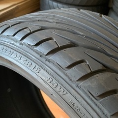 2021年製造 バリ溝 ケンダ カイザー KR20 225/35ZR18 2本 中古タイヤ 引っ張り ドリフト ドリケツ等にの画像