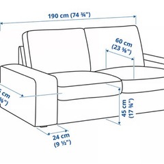 IKEA KIVIK シーヴィク　2人掛けソファ　 の画像