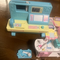 タカラトミー リカちゃん わんにゃんレントゲン！動物病院 中古 欠品あり の画像