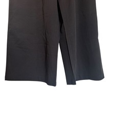 ダークグレー スリット入り ワイドパンツ  Lの画像