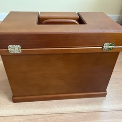【早い者勝ち】裁縫箱【木製】の画像