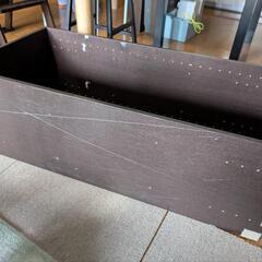 カラーボックス(棚板なし)　茶色の画像