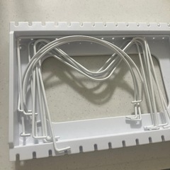 伸縮ざるボウルフライパンスタンド 幅30～54cm(ZF-540)の画像