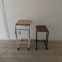サイドテーブル2種の画像
