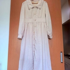 レトロ　ワンピース 大正ロマ パールネックドレス ヴィンテージ風の画像