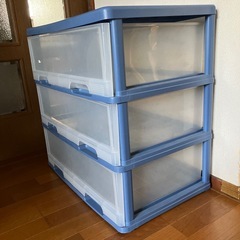 【無料】収納ケース　３段　※取りに来て頂ける方の画像