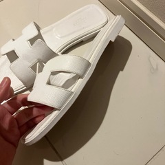 中古 サンダル 24cm相当の画像