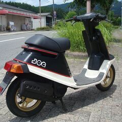 ヤマハ　初期型JOG 27V ペリカンジョグ　1KN型　昭和60年式　1985年　約40年前の旧車を理解できる方限定　バッテリー交換済実働・書類付きの画像