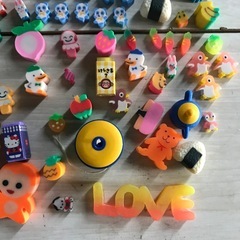 消しゴム　まとめ　大量　昭和　レトロ　かわいい　香りつき　文房具　の画像