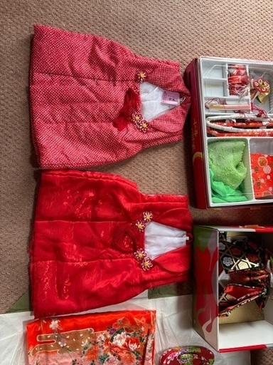 着物のみ未使用⭐️七五三 3歳　女の子　着物小物セット 着物のみ未使用⭐️七五三 3歳 女の子 着物小物セット