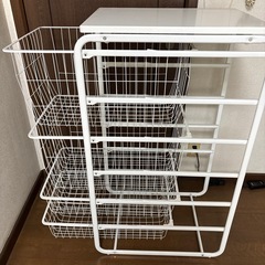 IKEA アルゴート　ワイヤーラックの画像