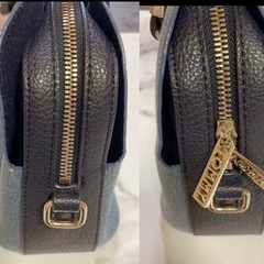TOMMY HILFIGER 2WAYデニムショルダーバッグ（ブルー）の画像