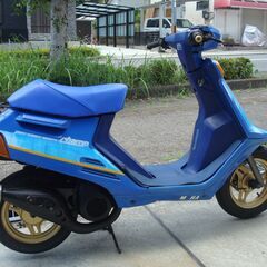 チャンプRS　ゴロワーズカラー　昭和62年式　1987年　約38年前の旧車を理解できる方限定　タイヤ後・バッテリー交換済　実働・登録書類付きの画像