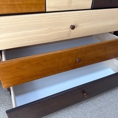 ニトリの収納家具　衣類棚の画像