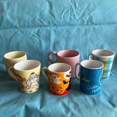 [差し上げます] ディズニー他　マグカップ6点の画像