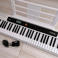 【ほぼ新品】CASIO CT-S200 WE 61鍵盤 Casiotone キーボード 電子ピアノの画像