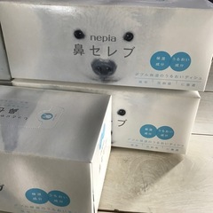 鼻セレブ　ティッシュ　5個セット　まとめて　お買い得新品　未開封　保管品　日用品　生活用品　生活雑貨　nepia　の画像