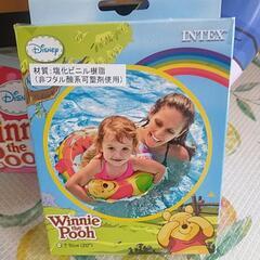 新品　幼児用ディズニーぷーさん浮き輪　プール海水浴用品の画像