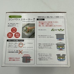折りたためるコンパクトスチーマーの画像