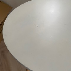 【ドタキャンにより再掲】ニトリ　一人暮らし向け北欧風テーブルの画像