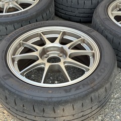 ブリヂストン RE-71rs 195/50R15 ホイール4本 ロードスターなどの画像