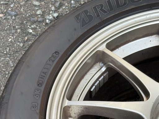 ブリヂストン RE-71rs 195/50R15 ホイール4本 ロードスターなど