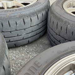 ブリヂストン RE-71rs 195/50R15 ホイール4本 ロードスターなどの画像