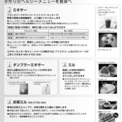Panasonic ファイバーミキサー 1000mL フードプロセッサー　多機能の画像