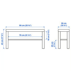 【9/14まで】IKEA テレビ台 LACK ラック BLACK ブラックの画像