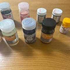 プラモデル用　エアブラシ　塗料　接着剤などの画像