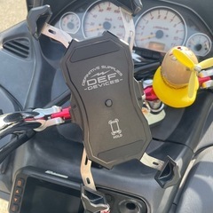 バイク用スマホホルダー　耐衝撃の画像