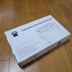 【新品·グレー】犬用フードスタンドの画像