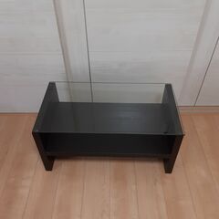 (家具）ガラスセンターテーブル,コンパクトテーブル,来客テーブルの画像