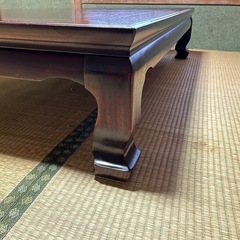 大きめ座卓テーブル150cm中古の画像