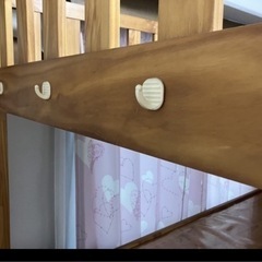 ロフトベッド　机付きの画像