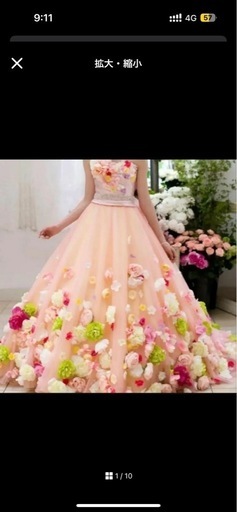 大特価！結婚式　ニコルNicole カラードレス