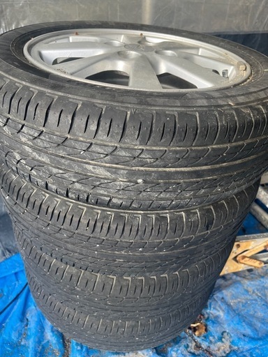 スズキ用4本セットホイールタイヤ14インチアルミ
