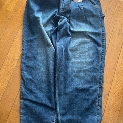 【新品】しまむら購入デニムシェフパンツLサイズの画像
