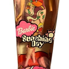 未使用 Sunshine Day Barbie バービー 2001年 レトロプリントドレスピンクの画像