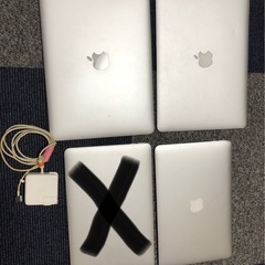 MacBook本体 3台セット 充電器付きの画像