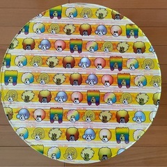 無料です　アフロ犬ローテーブル　ちゃぶ台　横・42.5cm、高さ19.5cm   お子様用や休憩用等にの画像