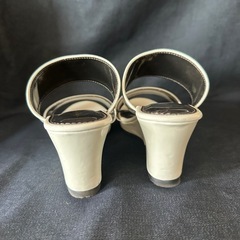 サンダル新品同様ミュールレディースLサイズの画像