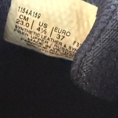 asics Lazerbeam スニーカー 23.0 cm レッド/ネイ　美品　アシックスの画像