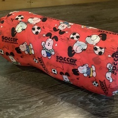 子供用寝袋　soccar の画像